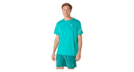 Maillot de manga corta asics icon azul hombre
