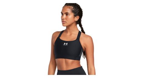 Sujetador alto Under Armour HeatGear Negro para mujer