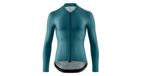 assos mille gt s11 green men s long sleeve jersey