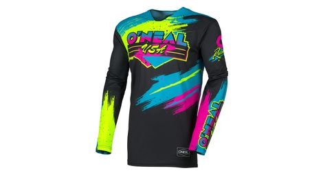 Maillot Manches Longues O'Neal Mayhem Reseda Noir/Jaune Fluo Homme