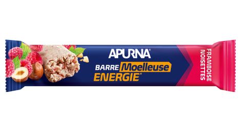 apurna energy bar hazelnut raspberry 40g