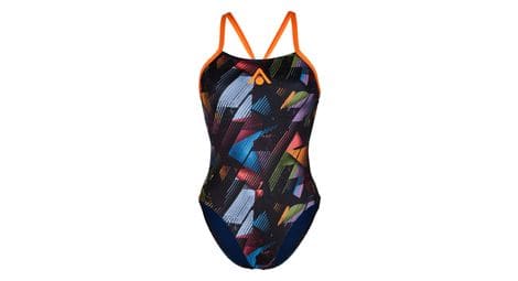 Aquasphere essential tie back swimsuit multi colours orange