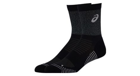 Asics lite-show run crew socks black