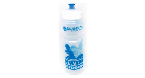 Bidon sweams swimmer 750ml clear blue