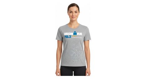 Ironman 70.3 Jonkoping Kurzarm T-Shirt Grau Damen