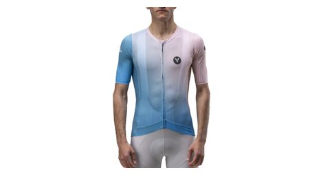 Maillot Manches Courtes LeBram Race Ultralight Rose Bleu