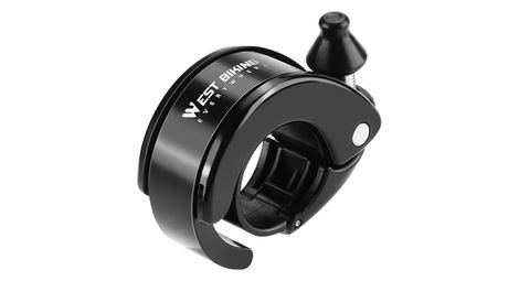 Sonnette de vélo en forme de dauphin  - noir