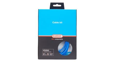Kit complet freinage cables et gaines basic elvedes bleu