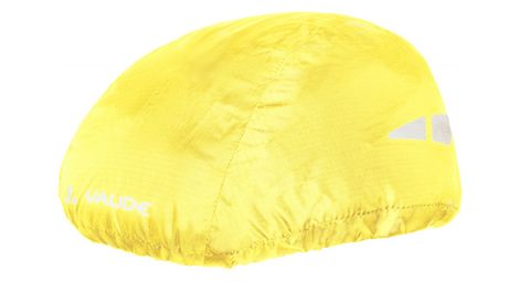 Funda impermeable para casco vaude amarillo fluo