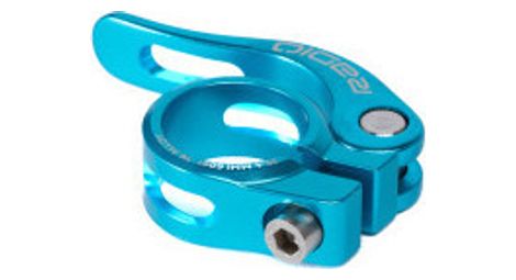 Collier de selle radio bikes raceline cnc serrage rapide bleu cyan