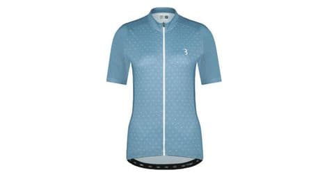 Dames bbb donnafit fietstrui met korte mouwen blauw