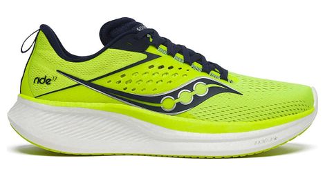 Saucony ride 17 gelb/blau herren running-schuhe