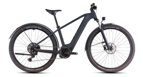 Cube reaction hybrid performance 500 allroad electric hardtail mtb shimano cues 9s 500 wh 27.5'' night black 2025