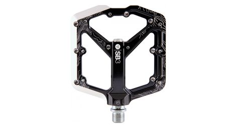 Paire de pédales plates sb3 spectrum  noir