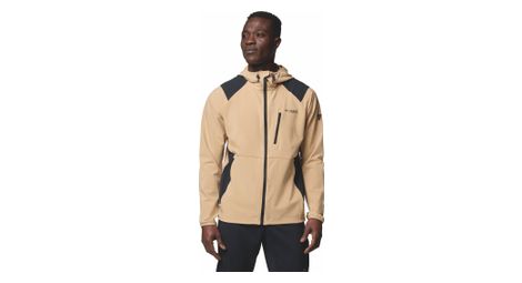 Veste softshell columbia triple canyon beige homme