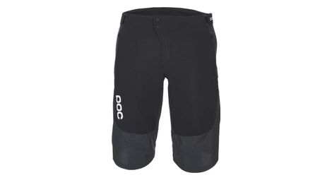 Pantaloncino poc resistance enduro nero uranium (senza fondello) s