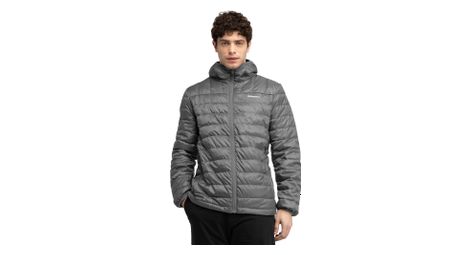 Veste randonnée isolante ultralégère femme Homme Terrain Gris