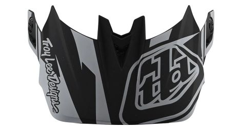 Visière de rechange pour casque troy lee designs d4 slash noir/argent