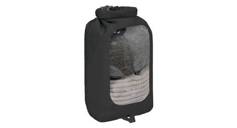 Sac etanche osprey dry sack w/window 6 l noir