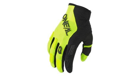Gants longs o neal element racewear noir jaune fluo