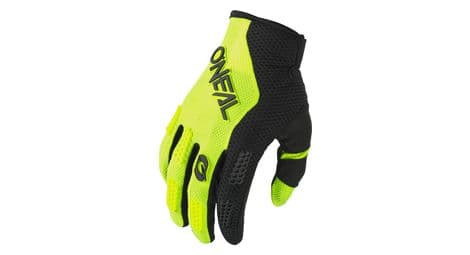 Guantes largos o'neal element racewear negro/amarillo fluorescente