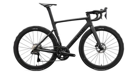 Bicicleta de carretera van rysel rcr pro shimano ultegra di2 12s 700 mm carbono crudo negro 2025