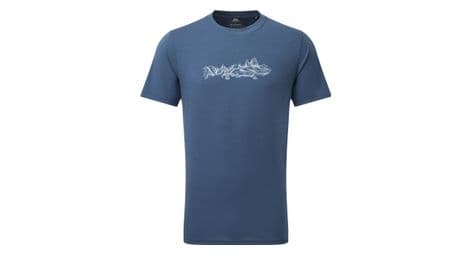 Camiseta tecnica mountain equipment groundup skyline azul