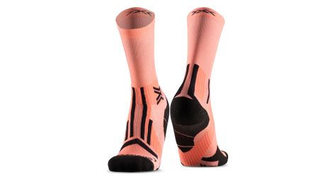 Chaussettes x-socks trail perform crew dusty rose/noir