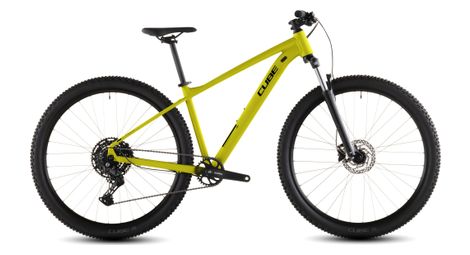 Vtt semi-rigide cube aim pro shimano 10v 29 vert lizard 2026