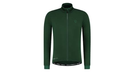 Maillot manches longues rogelli essential vert homme