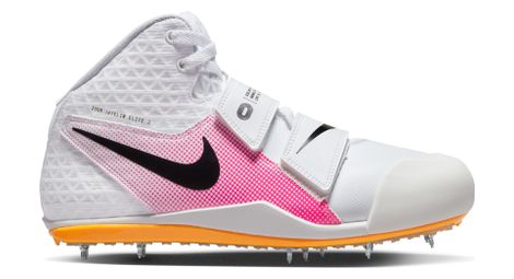 Chaussures d'Athlétisme Unisexe Nike Zoom Javelin Elite 3 Blanc Rose Orange
