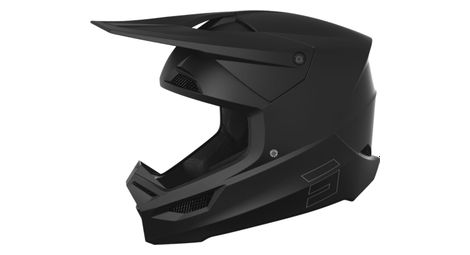 Shot helmet race solid black matt