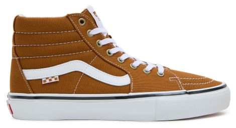 Chaussures vans skate sk8-hi marron