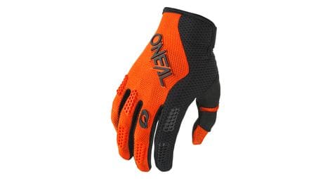 Guantes largos o'neal element racewear negro/naranja