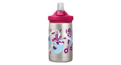 Camelbak eddy + kids botella de agua gris / rosa