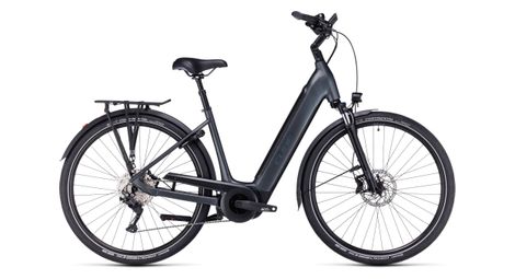 Vélo de ville électrique cube supreme sport hybrid pro 500 easy entry shimano deore 10v 500 wh 26 gris anthracite 2024