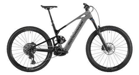 mondraker crafty carbon r full suspension electric mountain bike with sram 12 speed 800 wh bosch 120 nm 29 inch wheels gray black