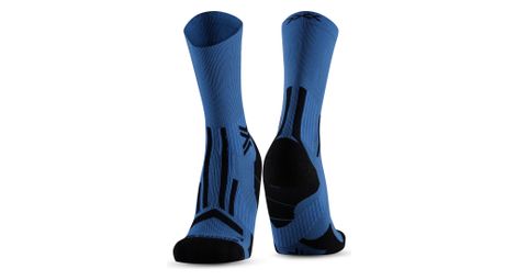Chaussettes x-socks trail perform crew bleu/noir