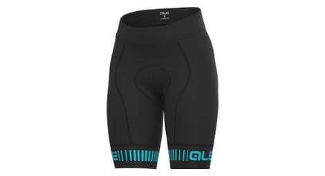 Alé strada women's bibtights black/turquoise blue m