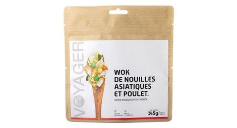 Repas lyophilisé voyager wok de nouilles asiatiques et poulet 145g