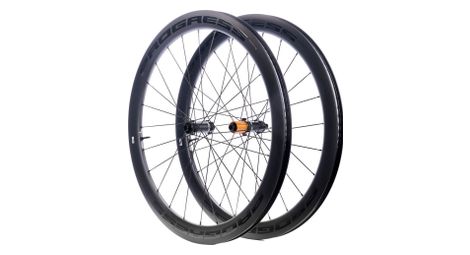 Paire de roues progress a-prime disc noir | 12x100/12x142 mm | center lock | shimano