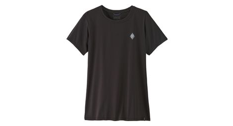 Camiseta técnica Patagonia Cap Cool Daily Hut Tripper negra para mujer