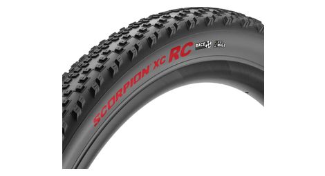 Pneu VTT Pirelli Scorpion XC RC 29'' Tubeless Ready Souple ProWall Race Noir/Rouge