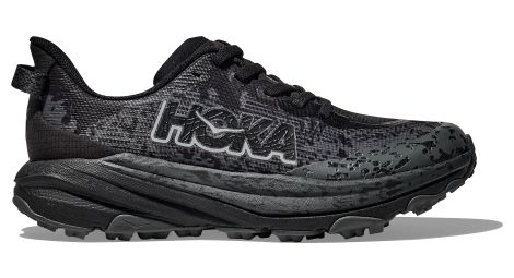 Hoka Speedgoat 6 Youth Trailrunning-Schuhe Schwarz/Grau Kinder