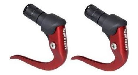 Paire de leviers de frein aero sram rival tt rouge