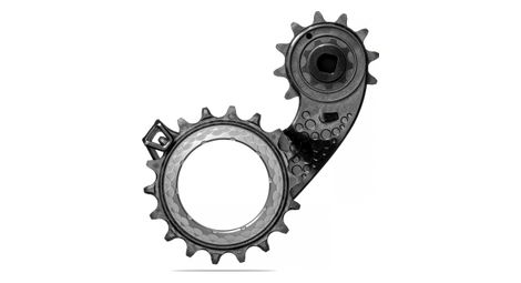 Chape de dérailleur hollowcage absoluteblack pour sram axs etap 12 v gris