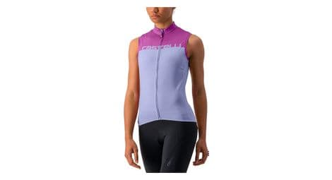 Maillot sans manches femme castelli velocissima violet