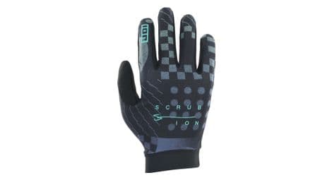 Ion bike scrub gloves unisex black blue