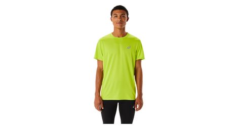 Maglia asics core run a manica corta gialla xs