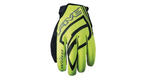 Par de guantes de invierno five windbreaker yellow